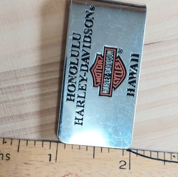 Honolulu Harley-Davidson Hawaii 2014 H-D Silver Steel Money Clip - Picture 4 of 4